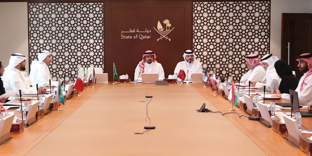 Ministry officials during the 49th meeting of the Permanent Committee for Combating Harmful Practices in International Trade of GCC countries.