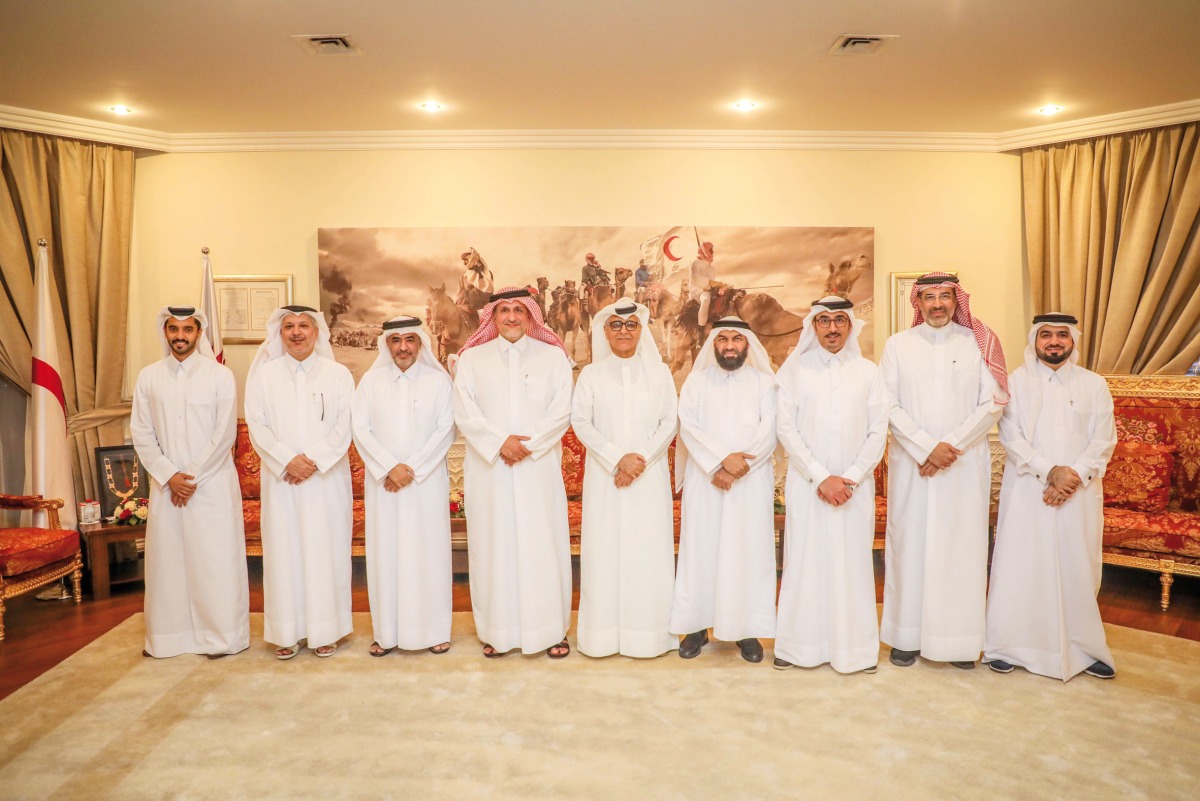 The newly elected Board of Directors of  QRCS.