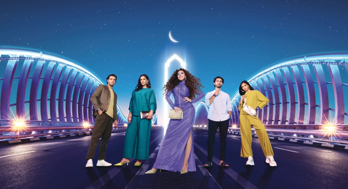 Actress and superstar Myriam Fares during the campaign. 
