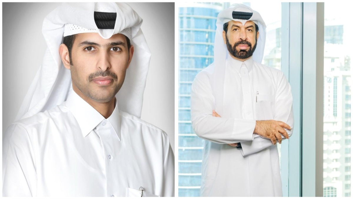 Vice Chairman and Managing Director of Aamal Sheikh Mohamed bin Faisal Al Thani (left) and Chief Executive Officer of Aamal, Rashid bin Ali Al Mansoori