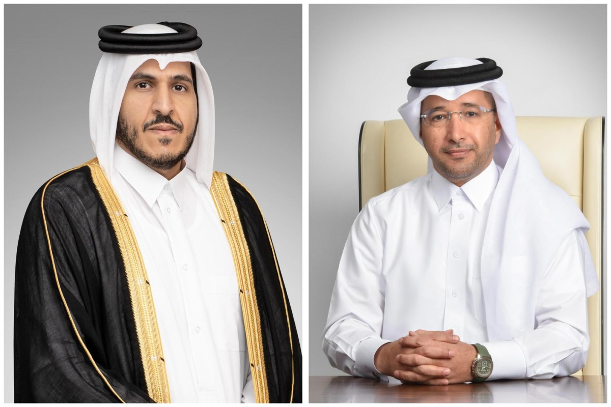 Masraf Al Rayan Chairman of the Board H E Sheikh Mohammed bin Hamad bin Qassim Al Thani (left) and Masraf Al Rayan Group Chief Executive Officer Fahad bin Abdulla Al Khalifa