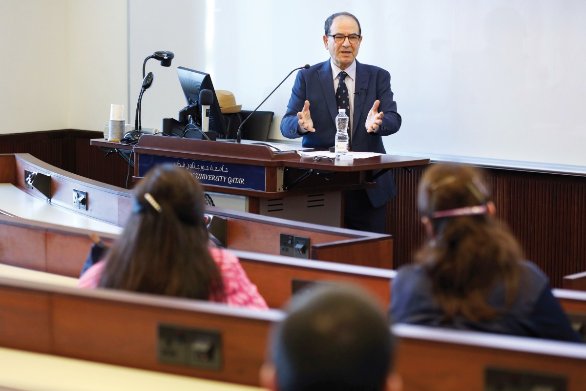 Dr. Yasir Suleiman addressing the event. 