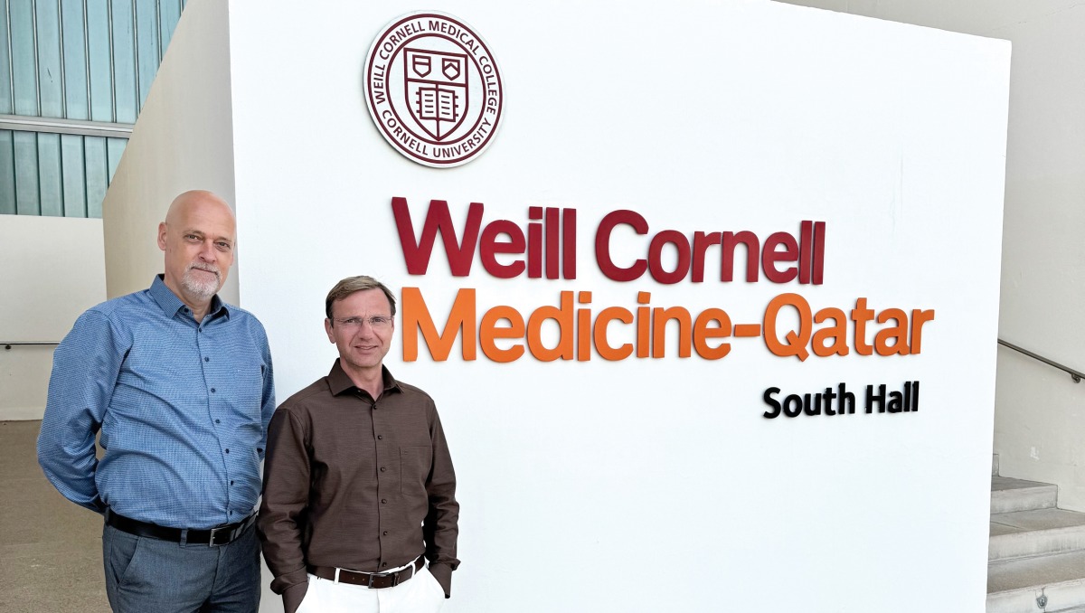 Dr. Karsten Suhre (left) and Dr. Frank Schmidt 