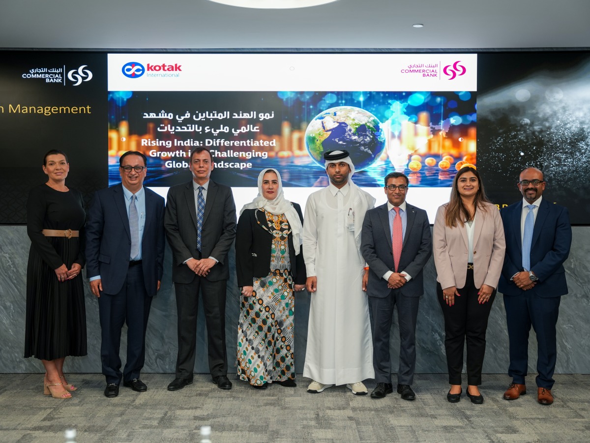 Commercial Bank, Kotak International officials during the event.