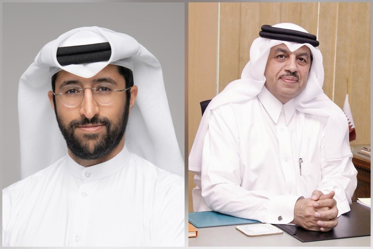 MoCI Assistant Undersecretary for Industry Affairs and Business Development, H E Saleh bin Majid Al Khulaifi (left) and QC board member and Committee Chairman Abdul Rahman bin Abdullah Al Ansari