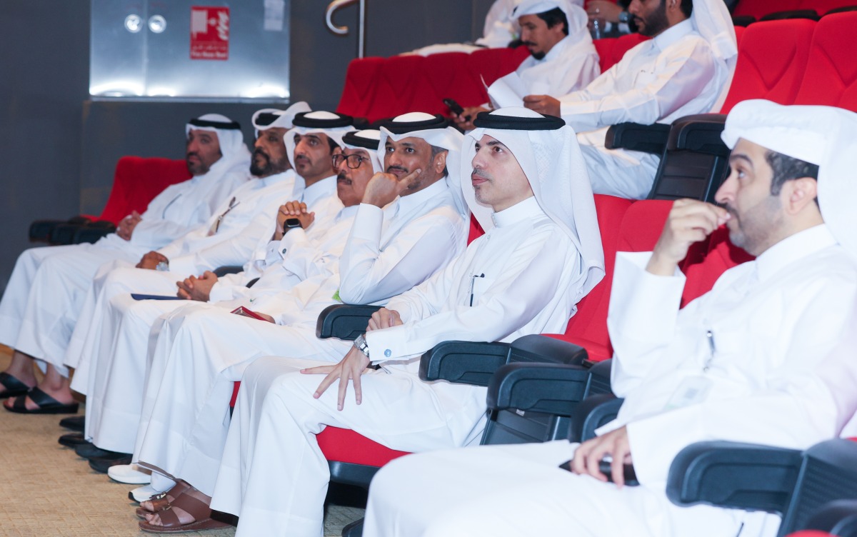 Kahramaa and QGOSM officials and other participants attending the seminar.