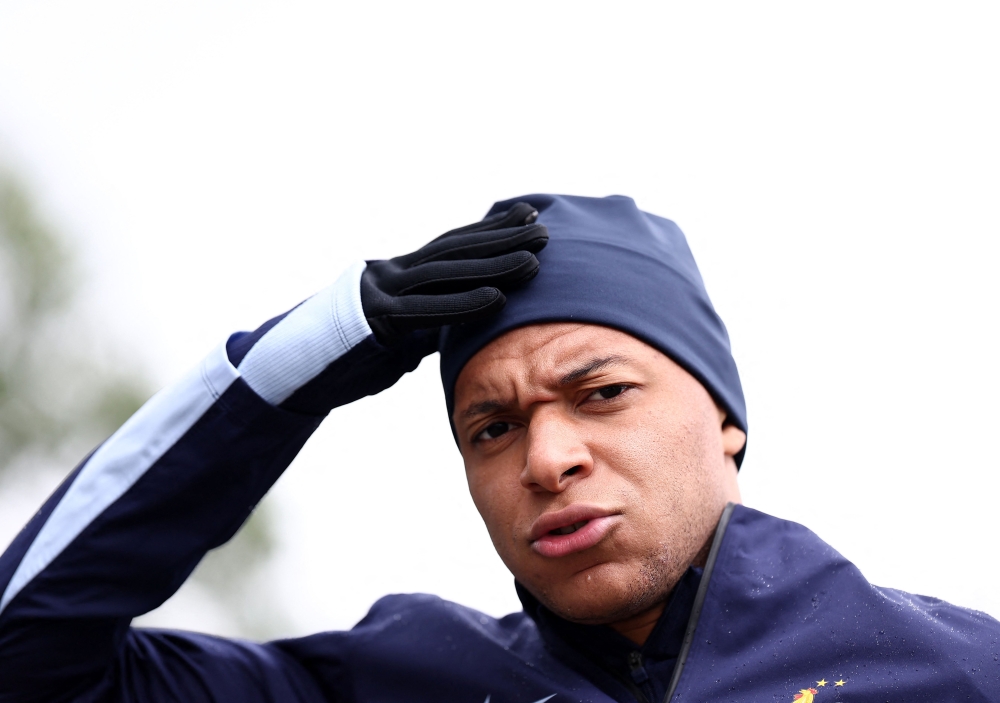 France forward Kylian Mbappe. File photo.