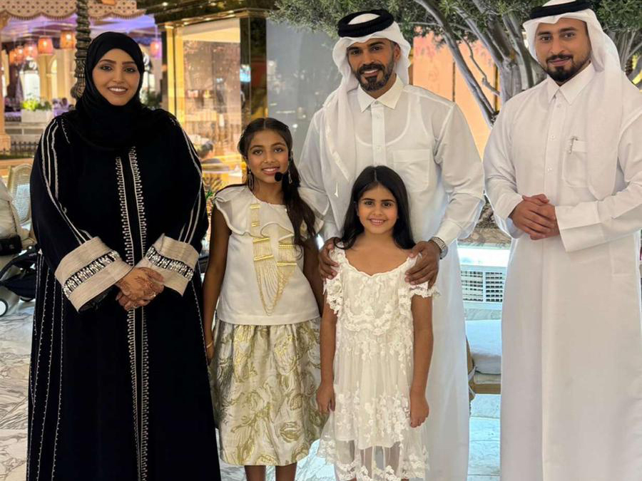 CEO of the Hour and Hour programme Tamani Al Yafei (left) during an activity on the occasion of Eid Al Adha.