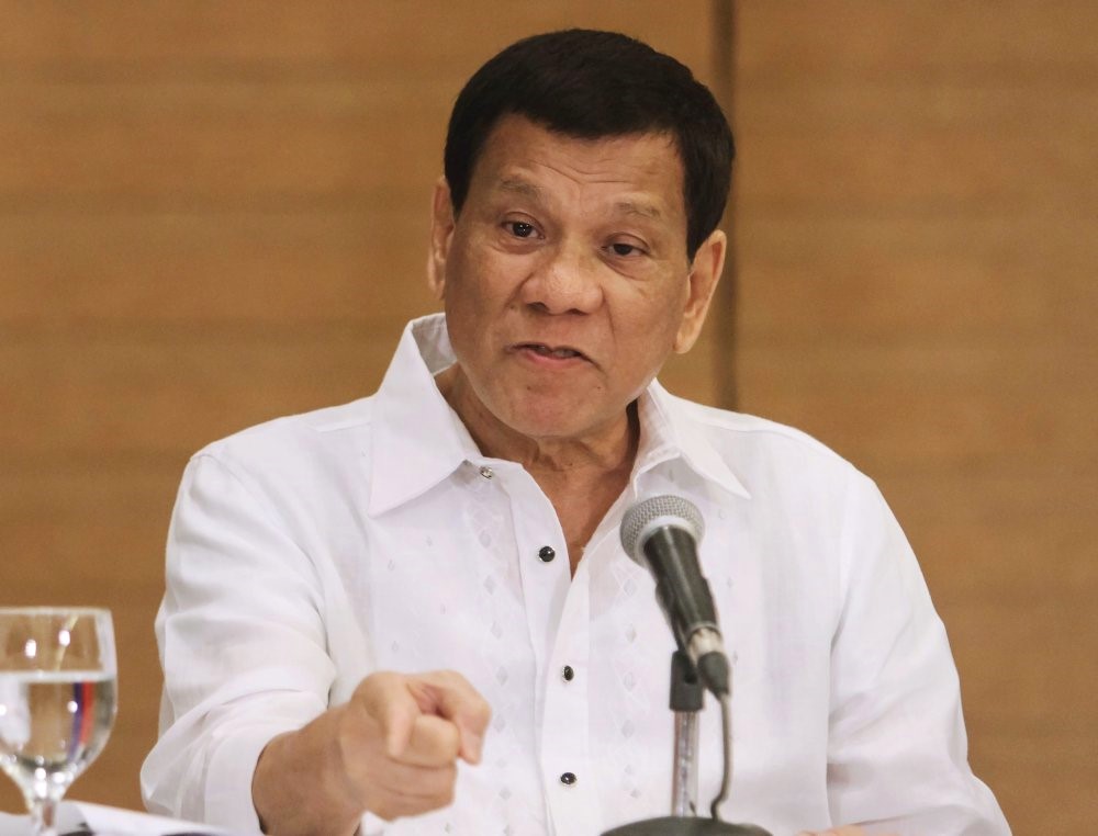 File pic: Former Philippine President Rodrigo Duterte