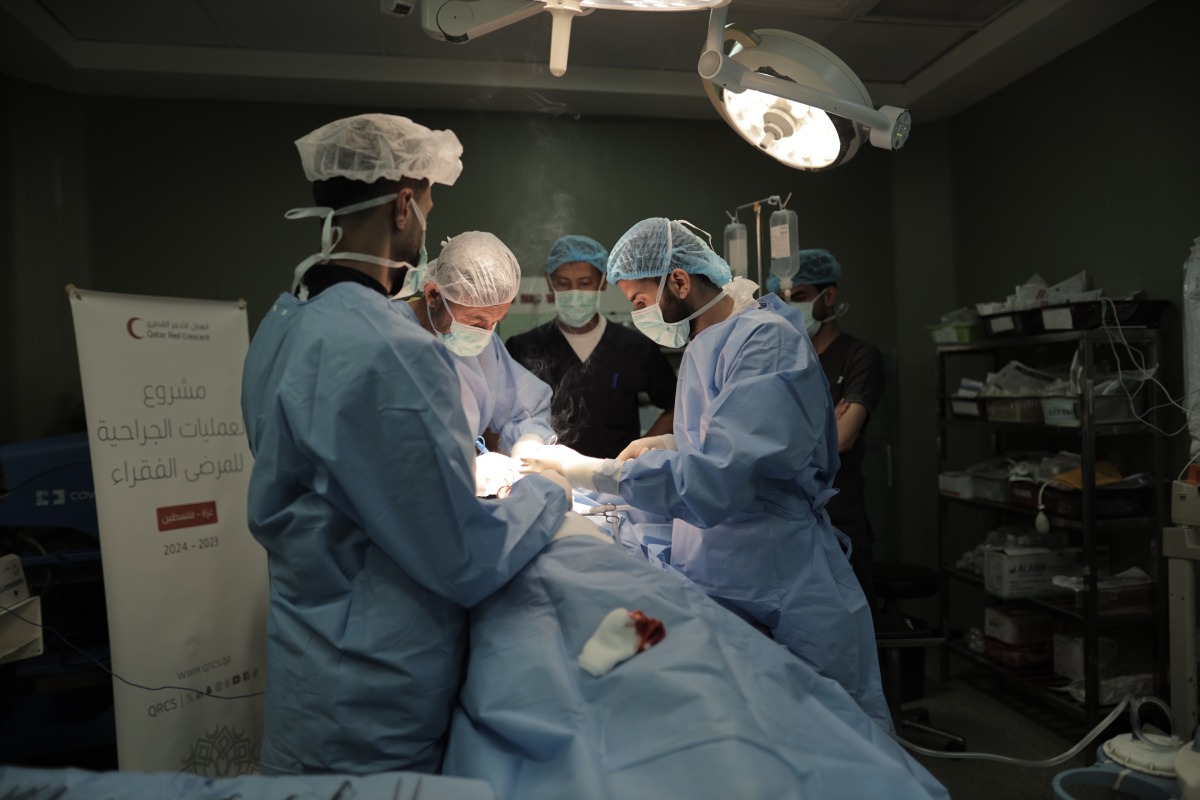 QRCS doctors conducting a surgery.
