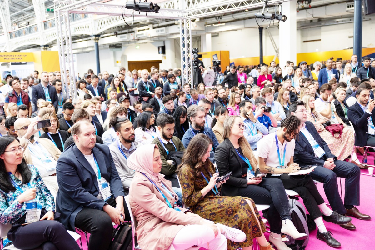 Attendees during the London Tech Week.