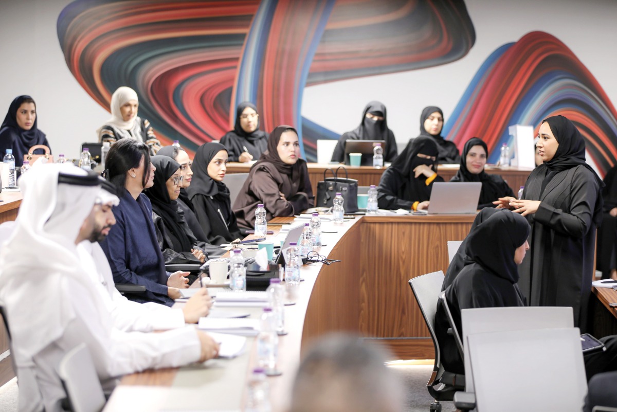 Participants attending the workshop organised by MCIT at the Digital Center of Excellence  Msheireb, recently.