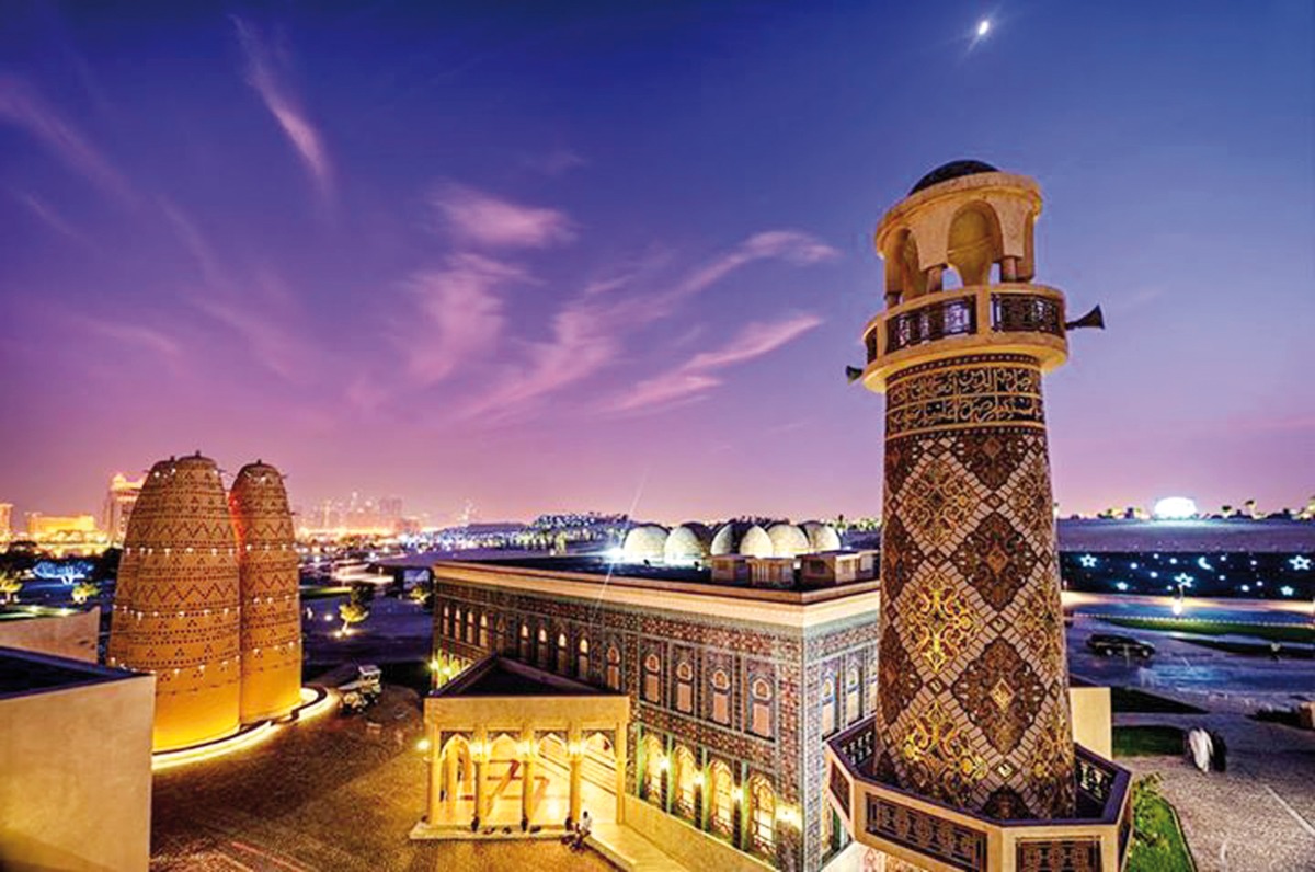 A general view of Katara cultural village.