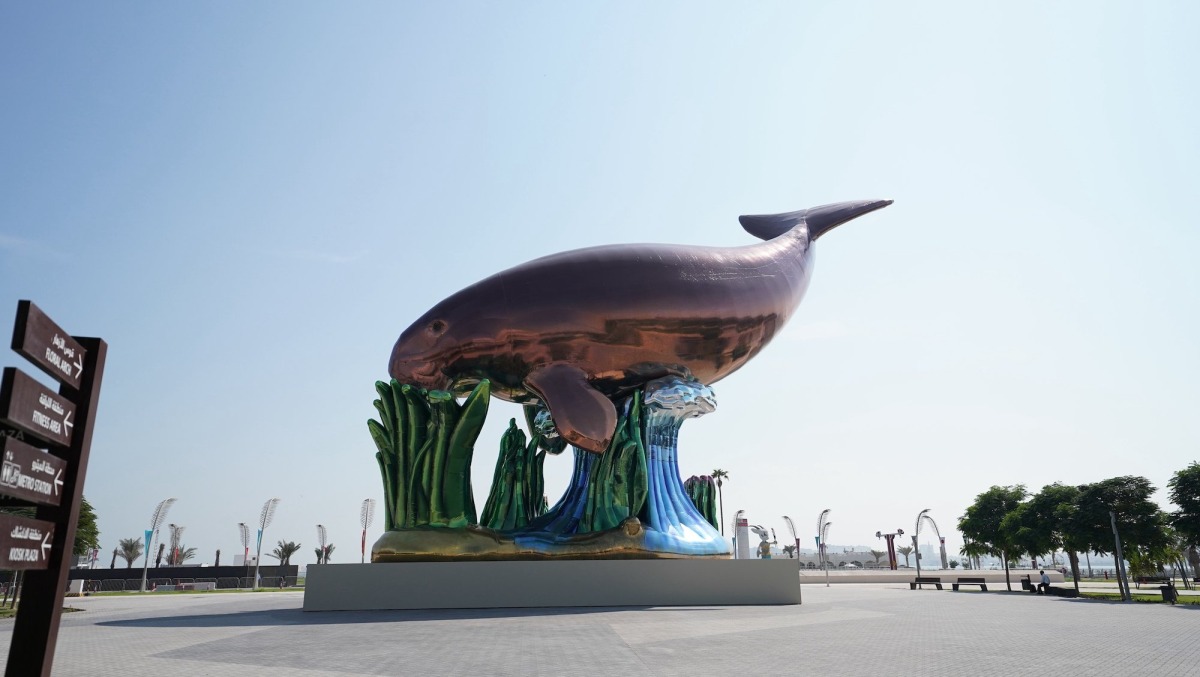 There are over 100 artworks spread across Qatar