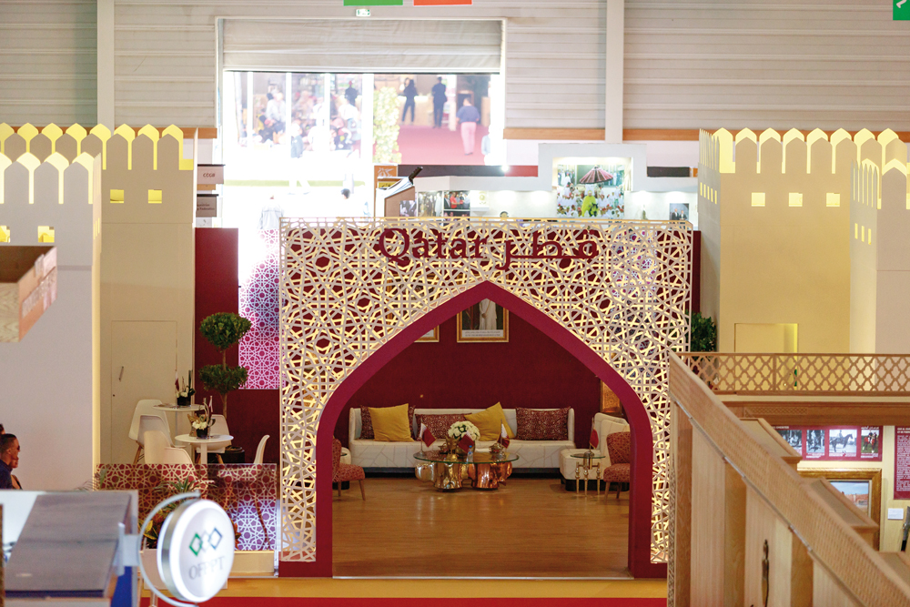 Preparations are currently underway to equip the QREC’s pavilion at the International Village in El Jadida. 