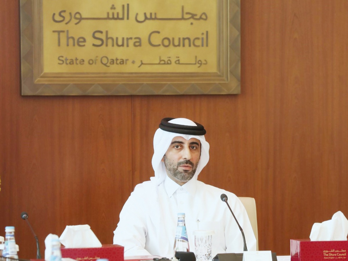Secretary-General of the Shura Council H E Nayef bin Mohammed Al Mahmoud
