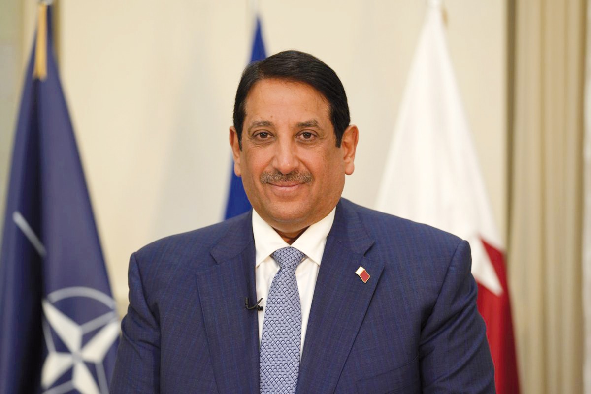 Ambassador of Qatar to the European Union and NATO, H E Abdulaziz bin Ahmed Al Jehani Al Malki 