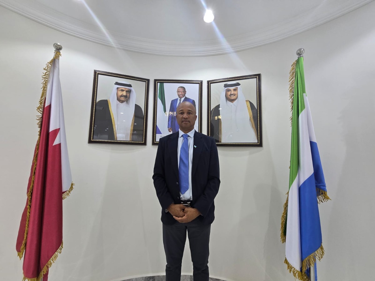 Ambassador of Sierra Leone to Qatar H E Ahmed Tejan Fadlu-Deen