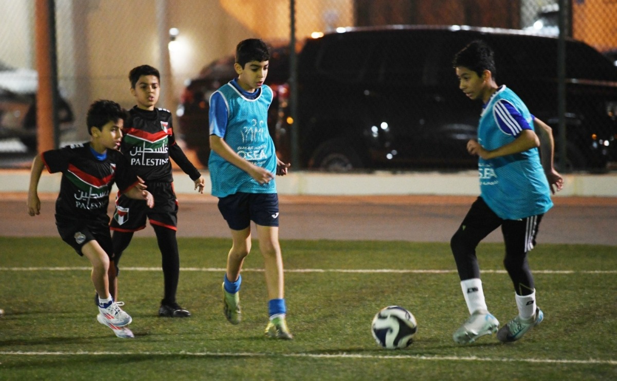 Al Adaam secured a 2-1 win over Palestine team. 