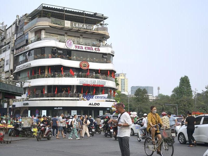 This photo taken on April 23, 2023 shows a view of Hanoi, capital of Vietnam. (Xinhua/Hu Jiali)
