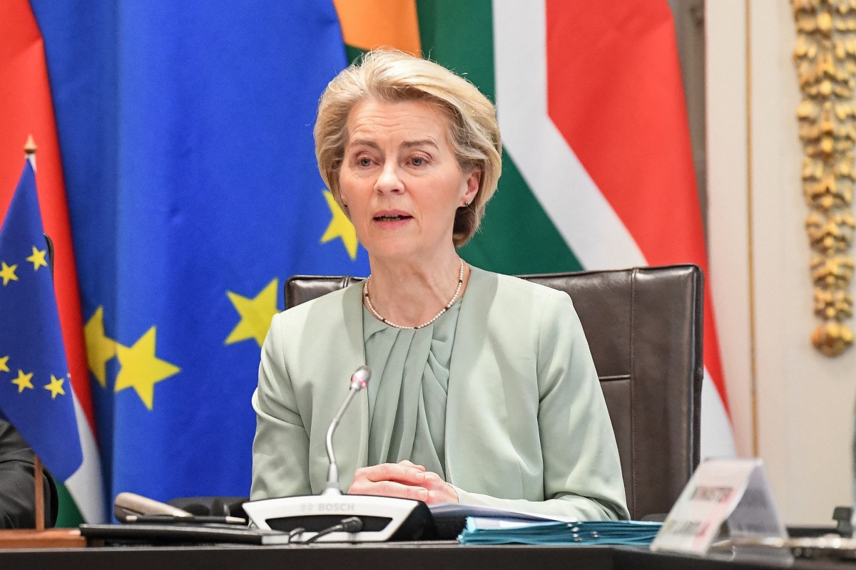 File photo of European Commission President Ursula von der Leyen/AFP.