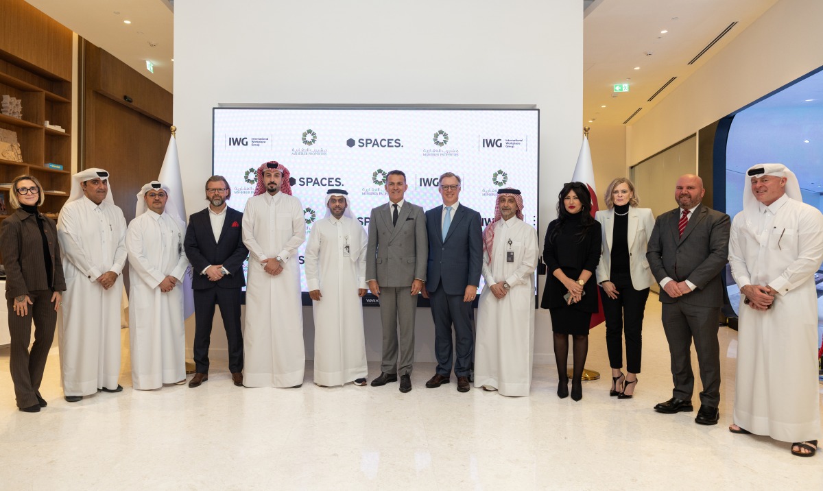 Msheireb Downtown Doha and IWG officials during the signing ceremony recently.