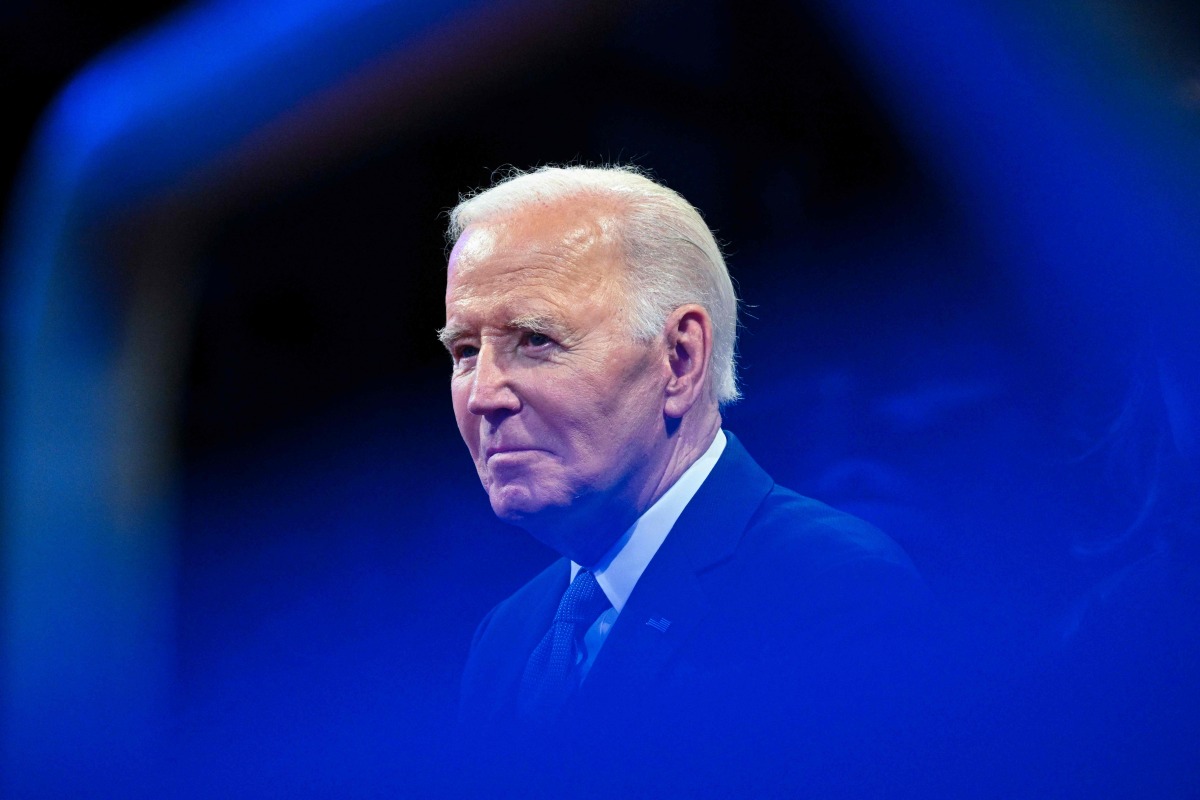 Former US President Joe Biden attends a Department of Defense Commander in Chief Farewell Ceremony at Joint Base Myers-Henderson Hall in Arlington, Virginia, on January 16, 2025. (Photo by Roberto Schmidt / AFP)
