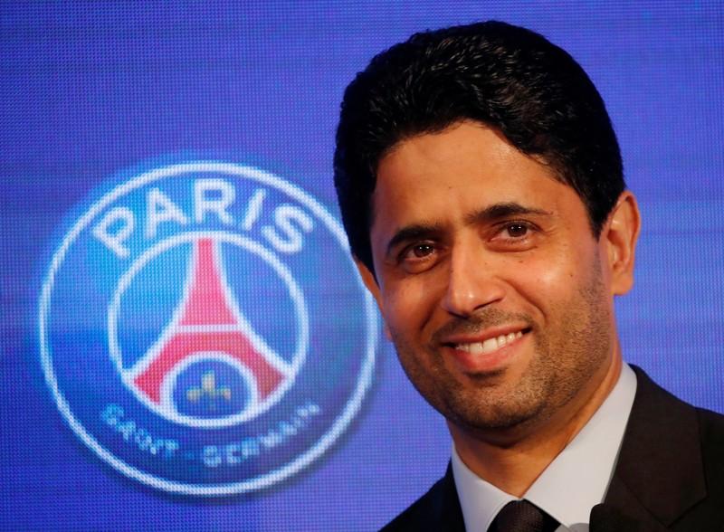 President of Paris Saint-Germain (PSG) Nasser Al Khelaifi. File photo.
