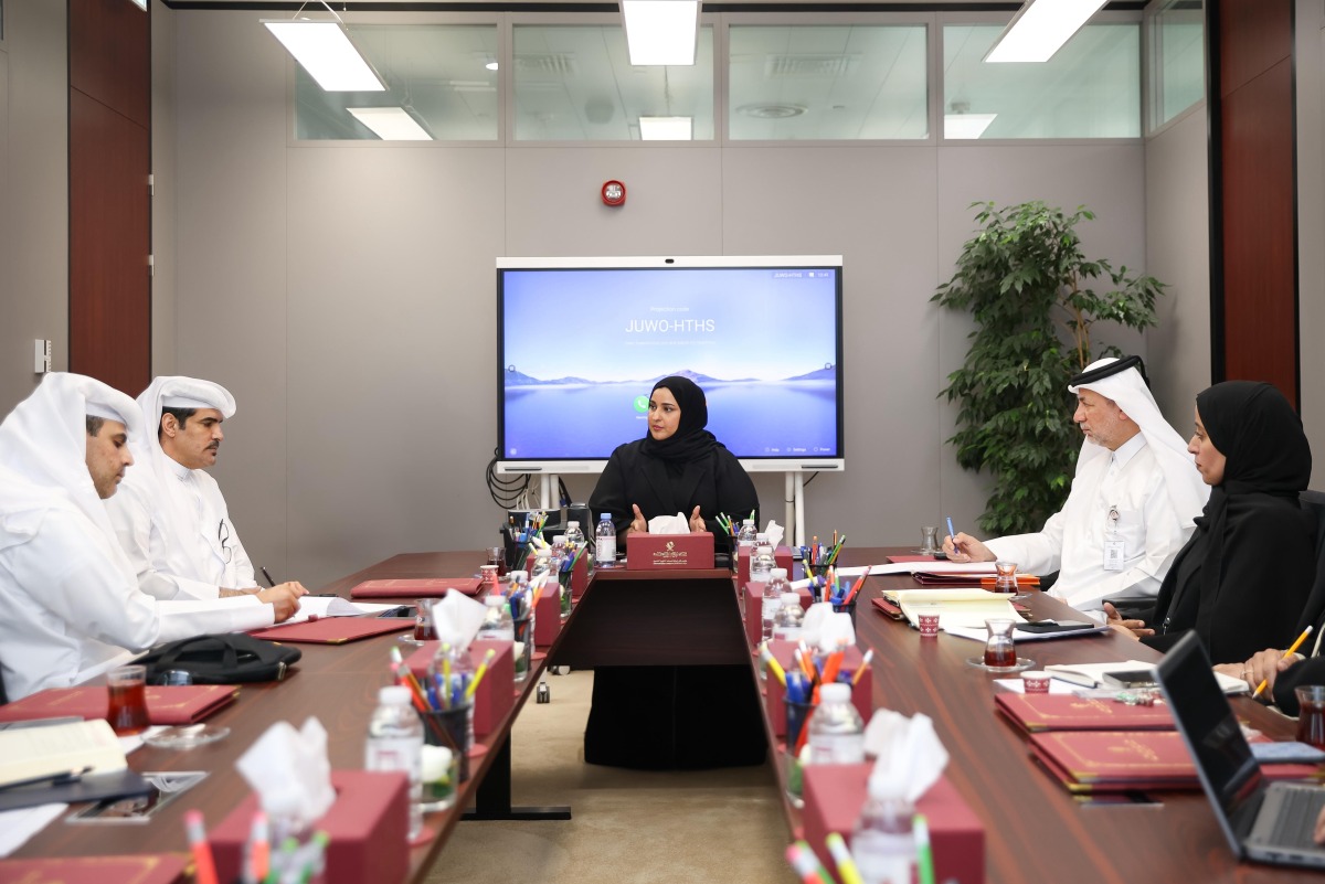 Officials from Education and Defense Ministries during the meeting.