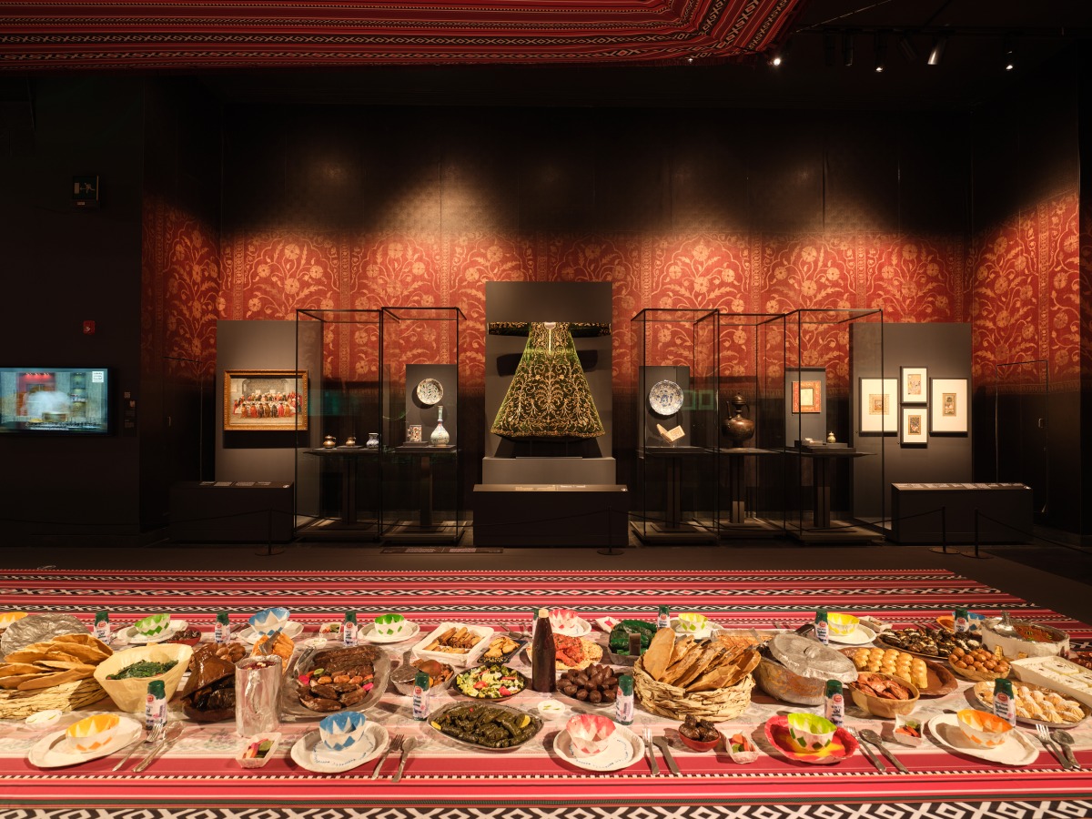 One of the artworks on display at the exhibition.
