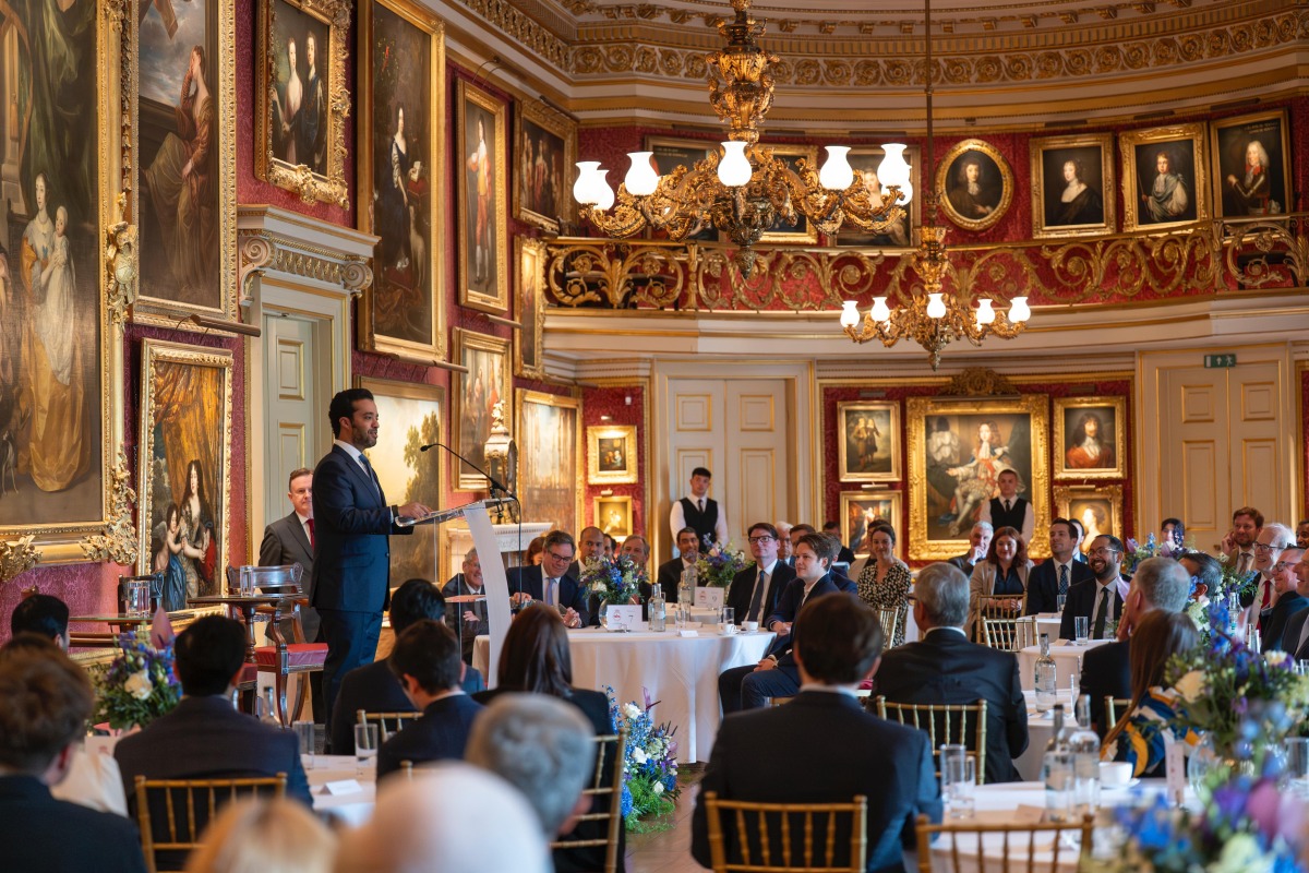 Chairman of Qatar Tourism and Chair of Board of Directors of Visit Qatar H E Saad bin Ali Al Kharji addressing the audience at the event.