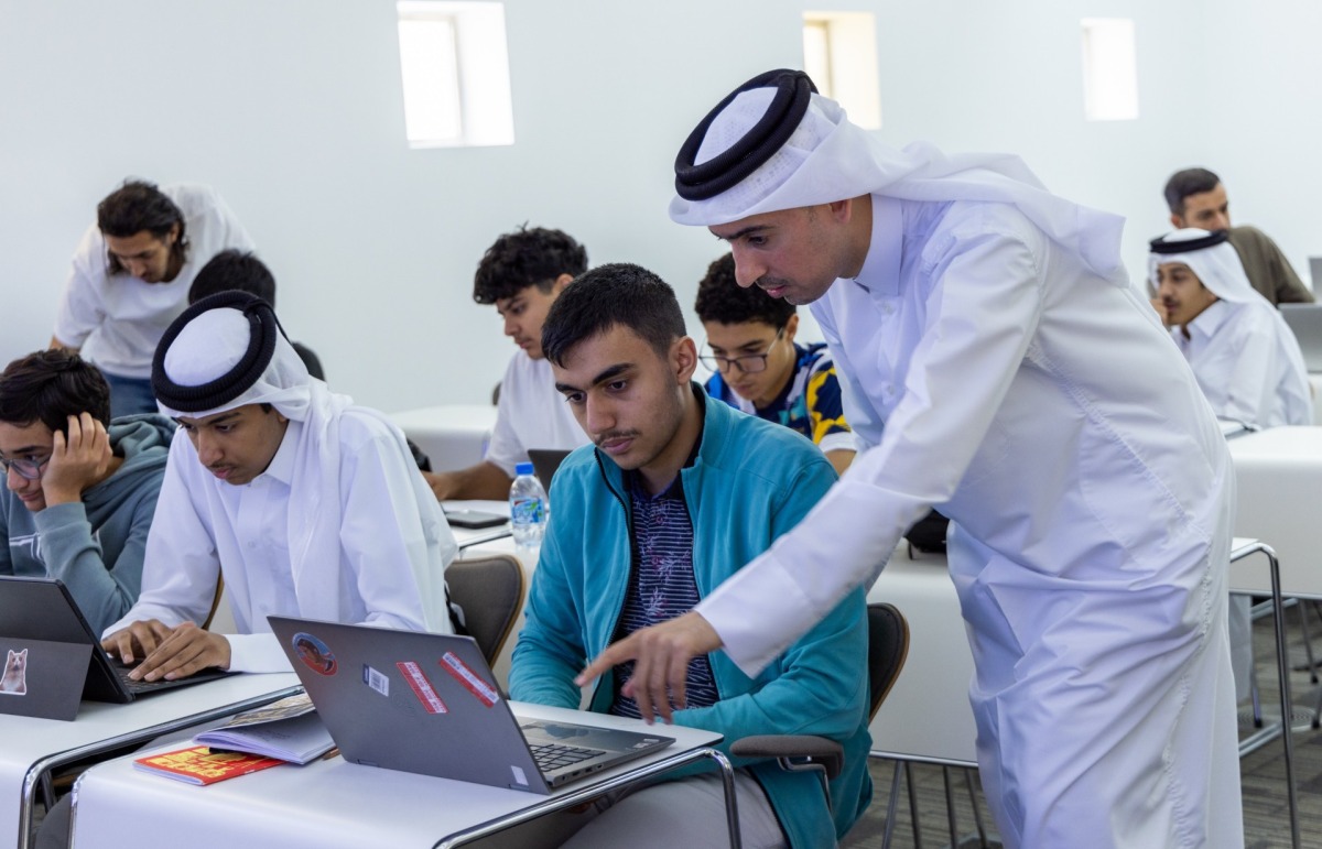 Students at a QF summer camp. 