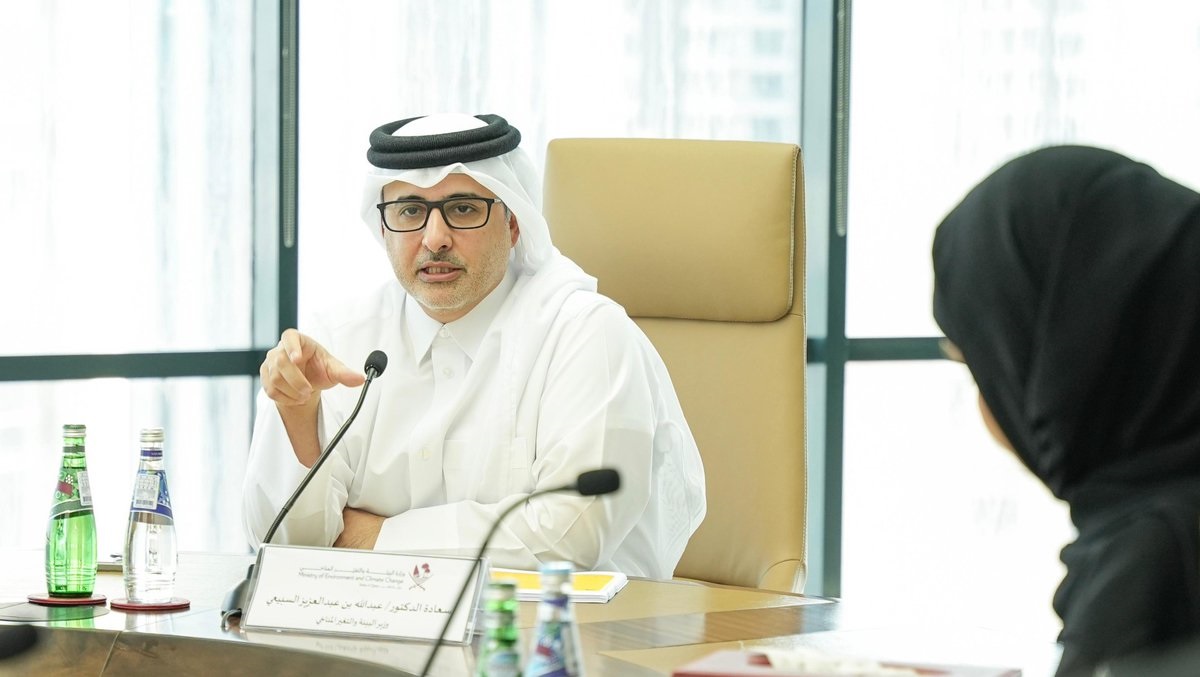 The Minister of Environment and Climate Change, HE Dr. Abdullah bin Abdulaziz bin Turki Al Subaie