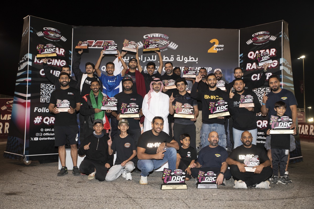 QRC General Manager Sheikh Jabor bin Khalid Al Thani crowned the podium winners. 
