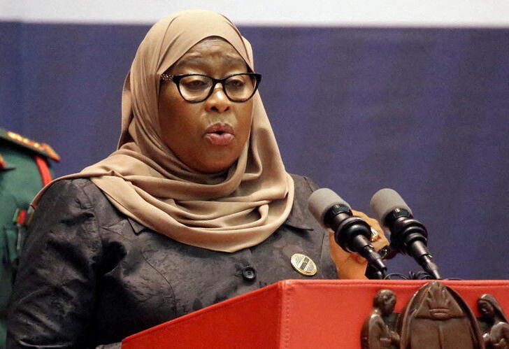 Tanzanian President Samia Suluhu Hassan. (File Photo)

