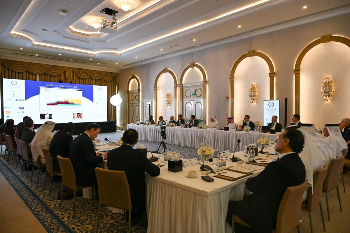 Officials during the 4th Al-Attiyah Foundation Quarter CEO Roundtable.