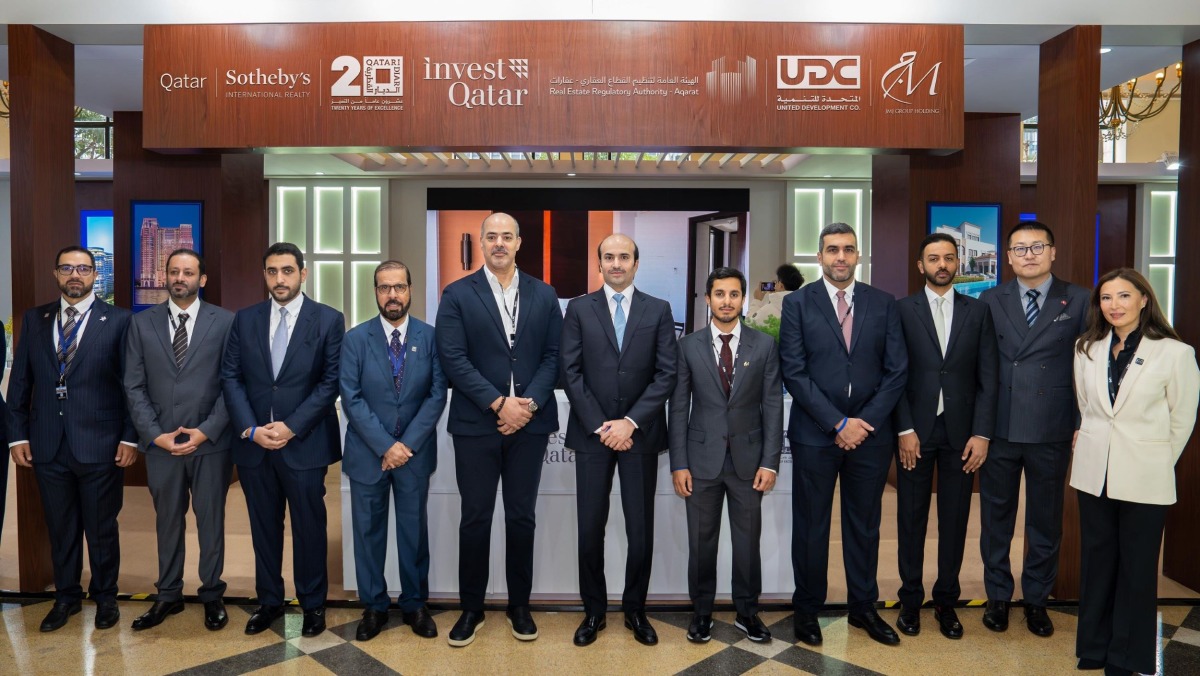 Consul General of the State of Qatar in Shanghai, H E Rashid Mubarak Al Khater with other officials during the LPS Shanghai 2025.