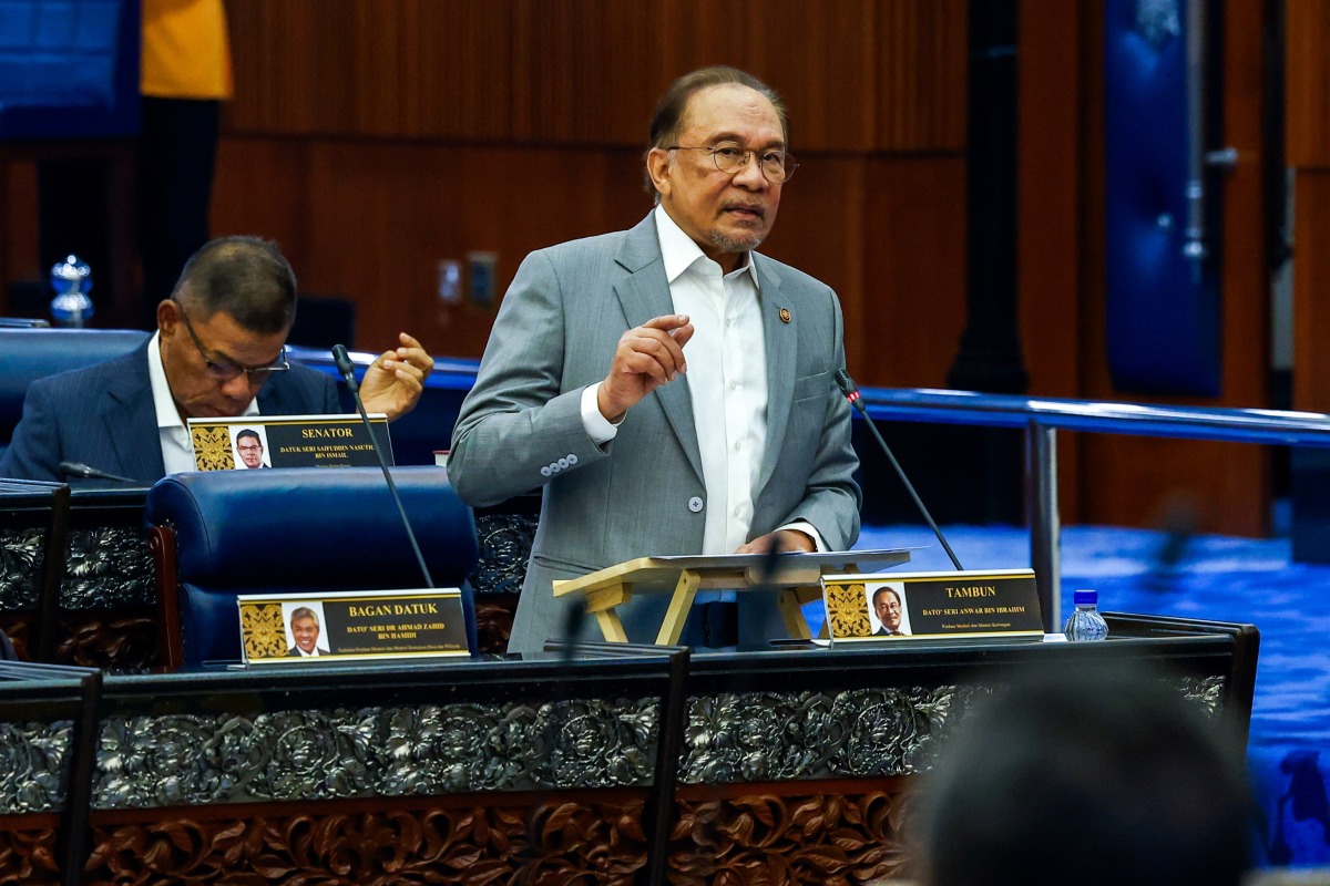 Malaysia's Prime Minister Anwar Ibrahim is pictured in Kuala Lumpur, Malaysia, Aug. 5, 2025. (Malaysian National News Agency/Handout via Xinhua)