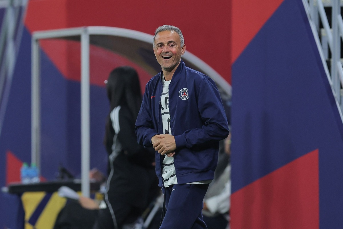 PSG coach Luis Enrique. AFP