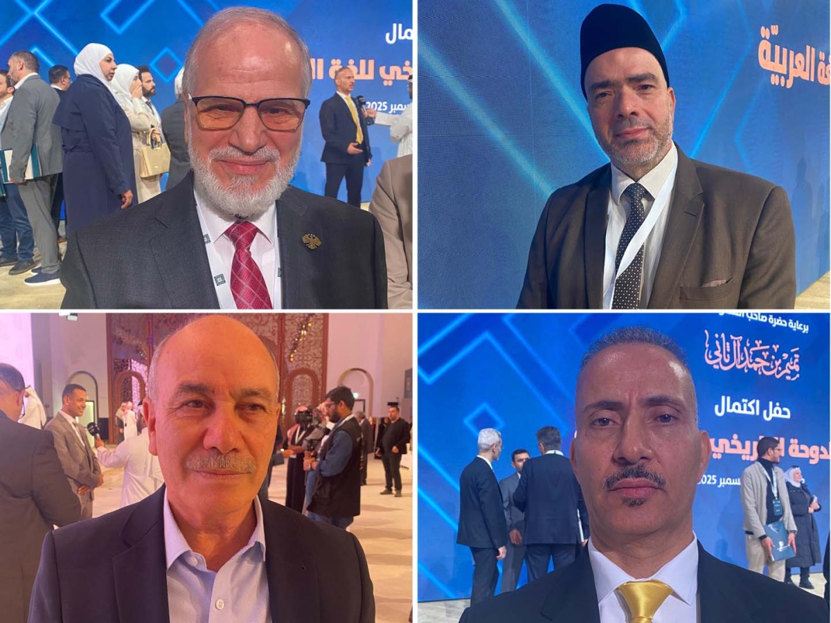 Clockwise from top left: Prof. Dr. Mohammad Hassan Al-Tayyan, Prof. Dr. Mostafa Mohamed Rizk Al-Sawahli, Dr. Moqbel Al-Ahmadi and Dr. Rashid Belhabib