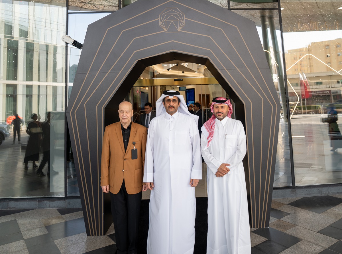Officials during the opening of new branch at Doha Oasis.