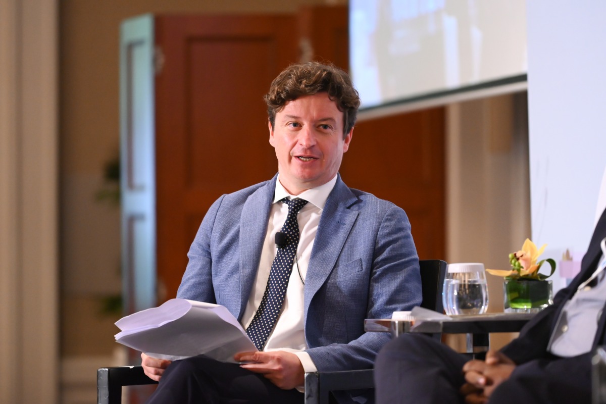 Stefano Baronci during the interview.