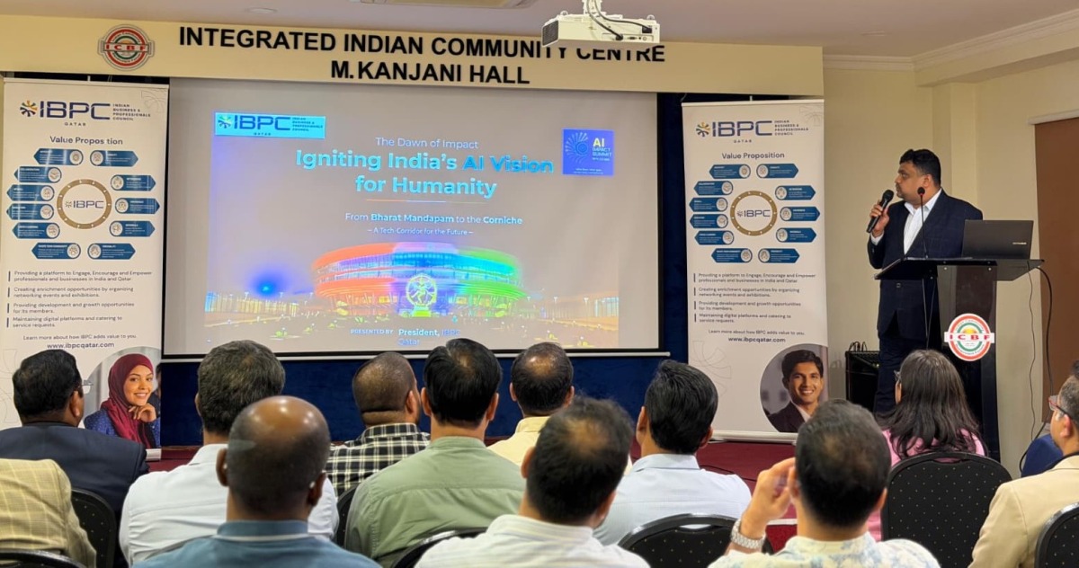 IBPC President Thaha Muhammed Abdul Kareem addressing the gathering during the event.