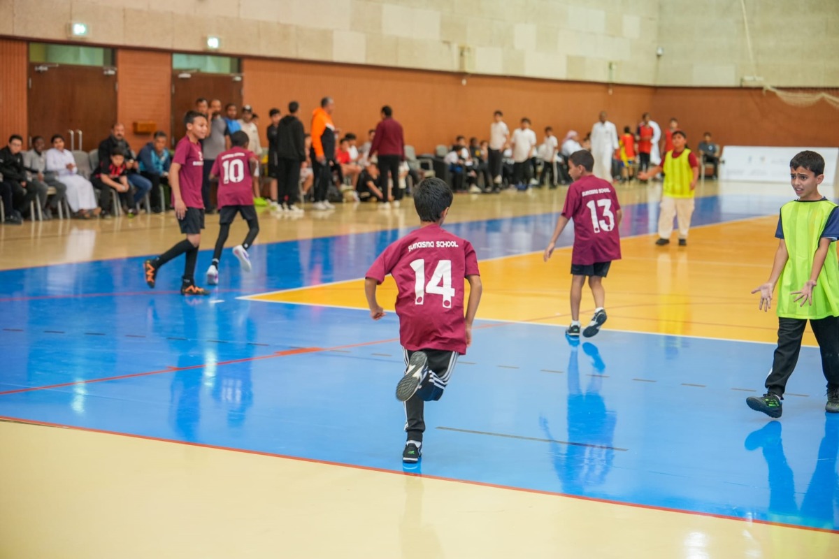 Boys participating in the championship.