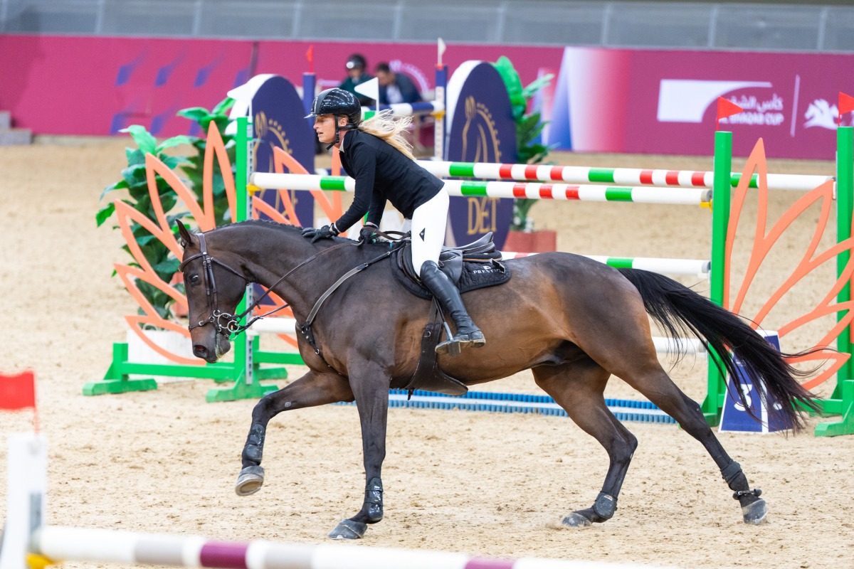 Kristen Vanderveen in action astride Bull Run’s Jireh.  
