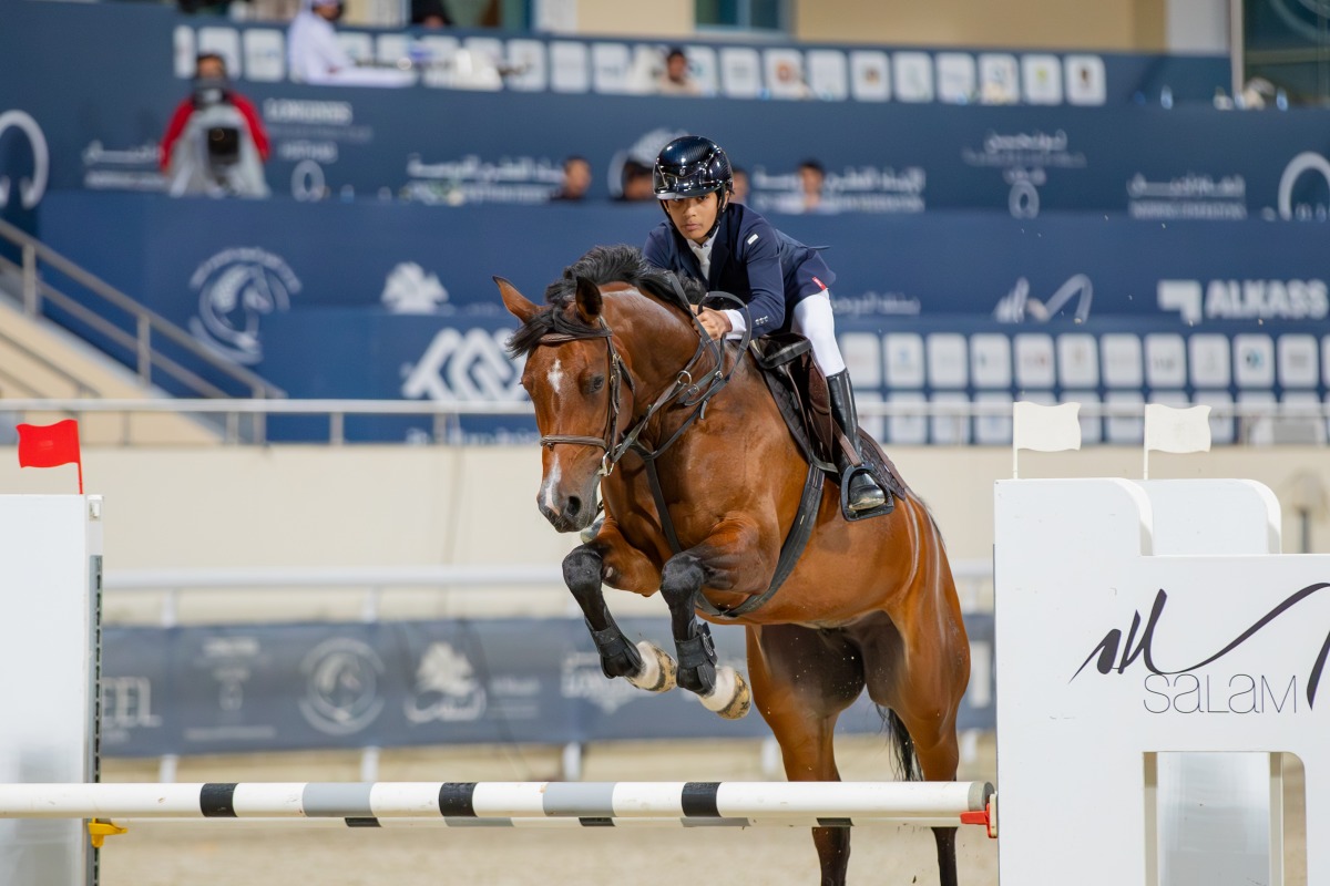 Qatar’s Sultan Jassim Al Suwaidi won the Amateur Tour on Cat Ballou 27.