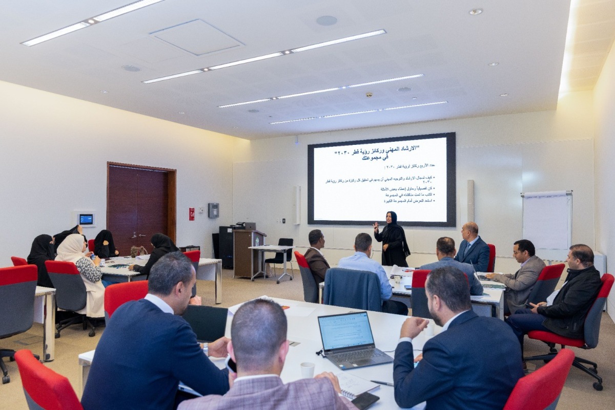 Post-graduate diploma participants during a session. 