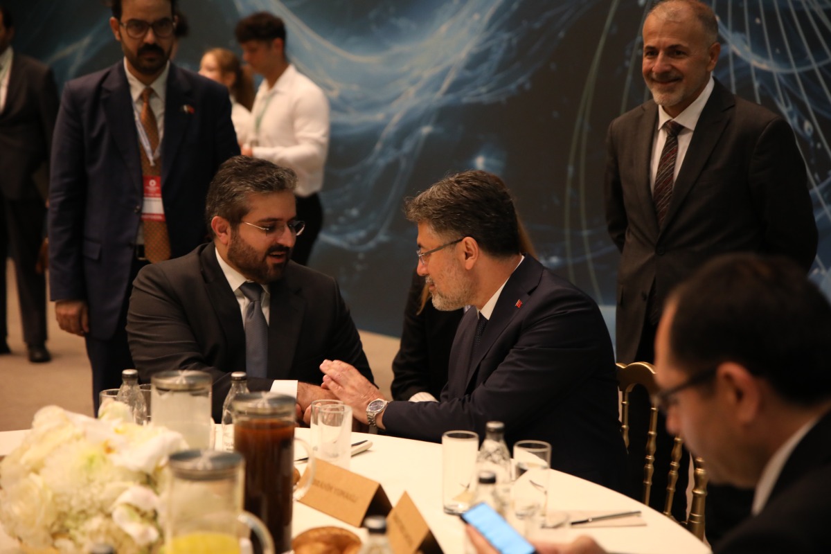 Undersecretary of the Ministry of Municipality H E Eng. Ali bin Mohammed Al Ali with Minister of Agriculture and Forestry of the Republic of Türkiye H E Ibrahim Yumaklı.