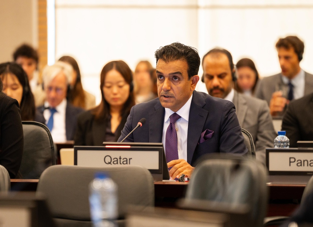 Permanent Representative to the OPCW H E Dr. Mutlaq bin Majid Al Qahtani speaking during the 112th session of the OPCW Executive Council.