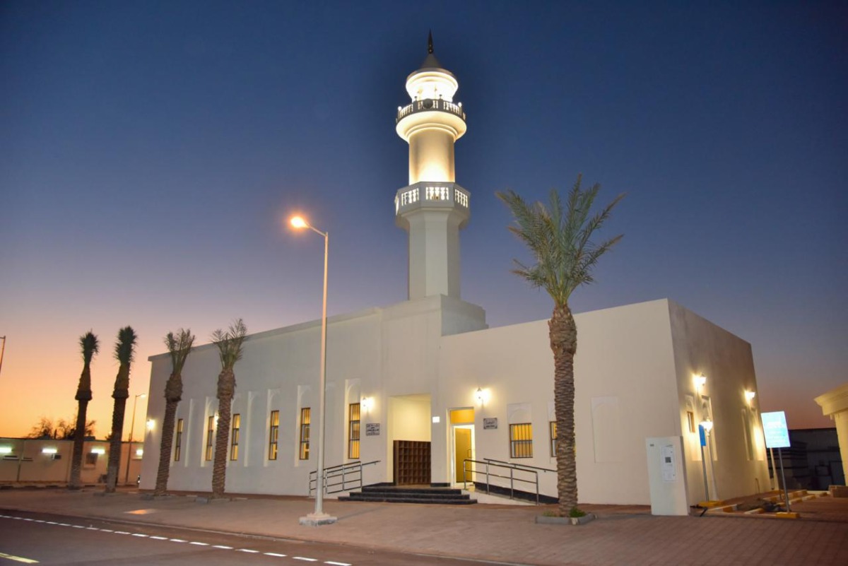 A view of Fahad bin Faleh Al Shahwani Mosque. 